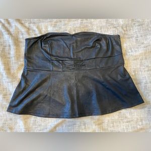 Strapless peplum top size 3X brand new